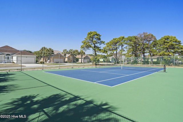 632 Settlers Ln, Kure Beach, NC 28449 - view of tennis court featuring community basketball court