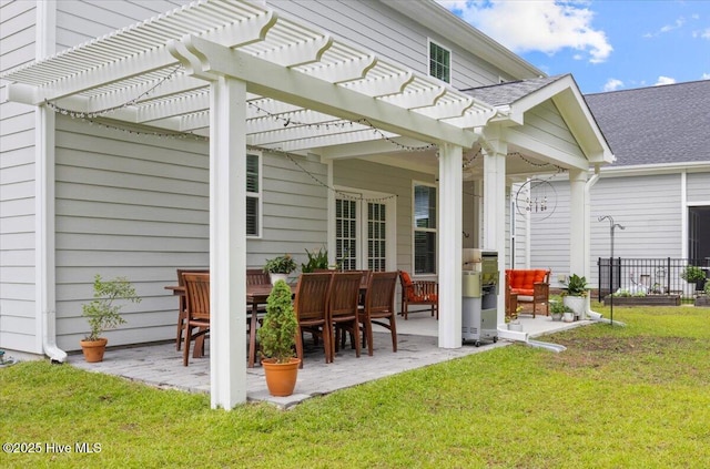1233 Lt Congleton Rd, Wilmington, NC 28409 - view of patio / terrace with a pergola