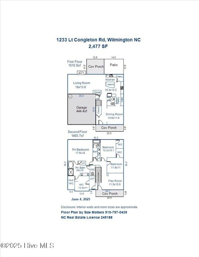 1233 Lt Congleton Rd, Wilmington, NC 28409 - floor plan / room layout