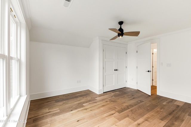 1605 E Oak Island Dr, Oak Island, NC 28465 - bonus room with a ceiling fan, baseboards, and wood finished floors