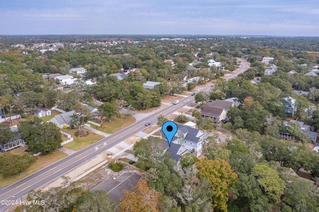 1605 E Oak Island Dr, Oak Island, NC 28465 - aerial view of property's location with nearby suburban area