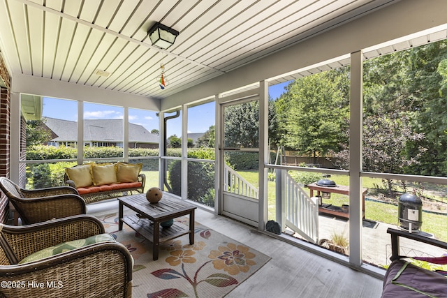 3863 Daphine Ct, Wilmington, NC 28409 - sunroom featuring outdoor lounge area