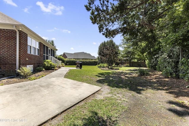 3863 Daphine Ct, Wilmington, NC 28409 - view of yard with a patio