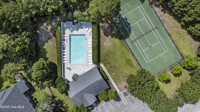 3863 Daphine Ct, Wilmington, NC 28409 - drone / aerial view of a pool