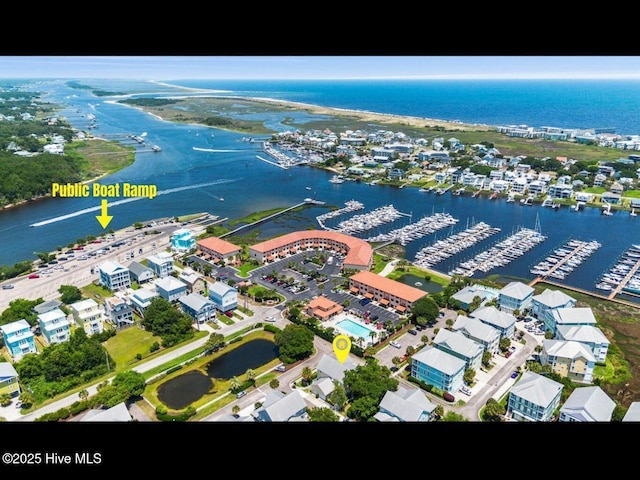 1523 Island Marina Dr, Carolina Beach, NC 28428 - view of property location featuring a nearby body of water