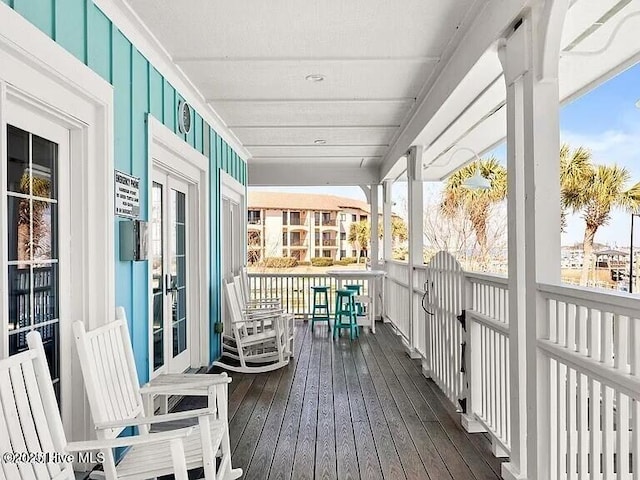 1523 Island Marina Dr, Carolina Beach, NC 28428 - view of wooden terrace