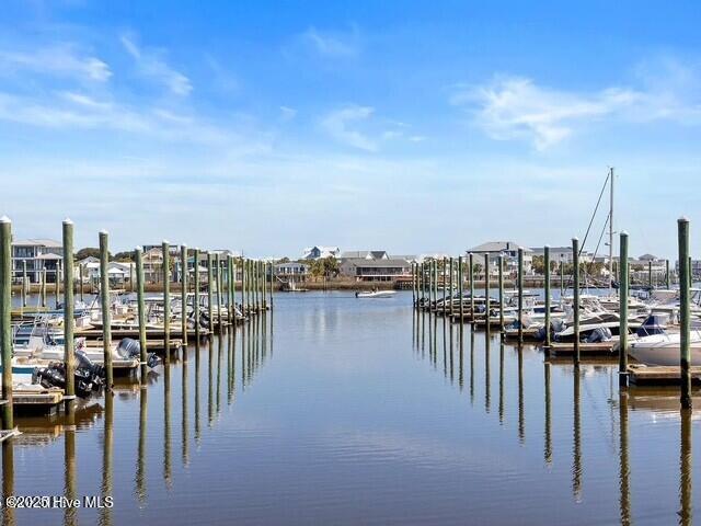 1523 Island Marina Dr, Carolina Beach, NC 28428 - dock area with a water view