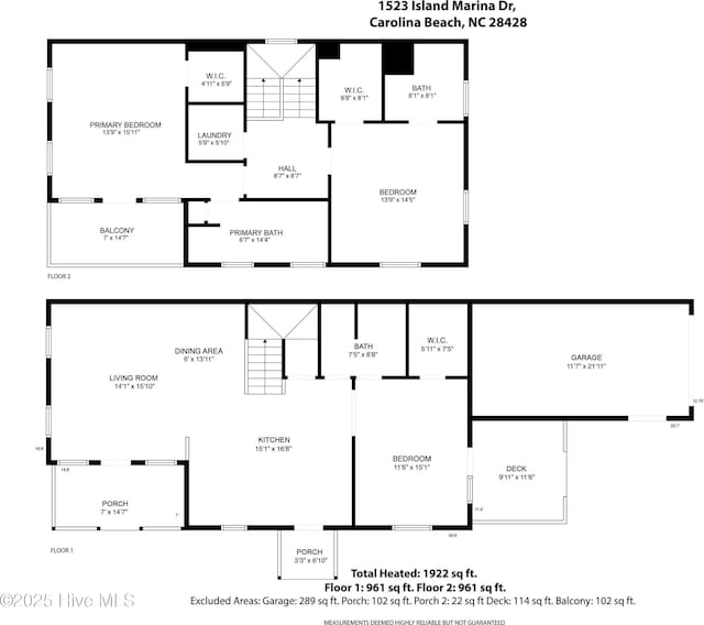 1523 Island Marina Dr, Carolina Beach, NC 28428 - view of room layout