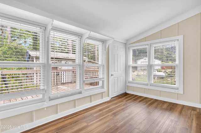 214 Frink Dr, Southport, NC 28461 - unfurnished sunroom with lofted ceiling and plenty of natural light