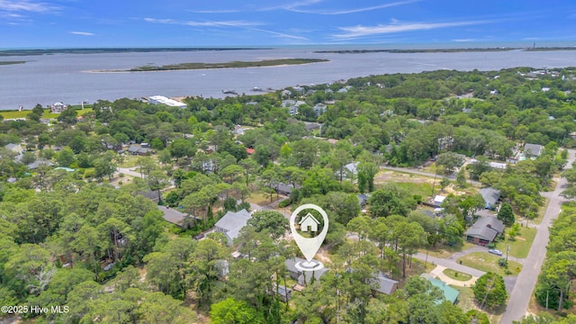 214 Frink Dr, Southport, NC 28461 - aerial overview of property's location featuring a nearby body of water