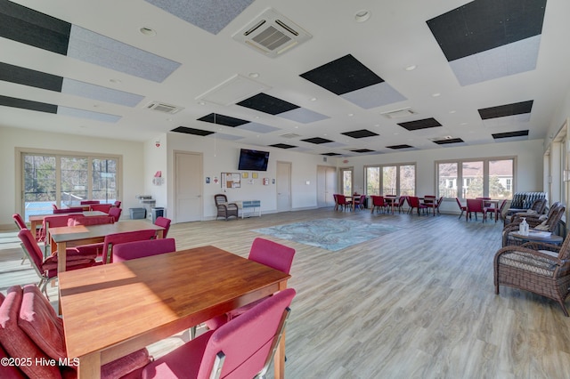 6003 Mount Carmel Parke, Wilmington, NC 28412 - dining room with light wood-style flooring and baseboards