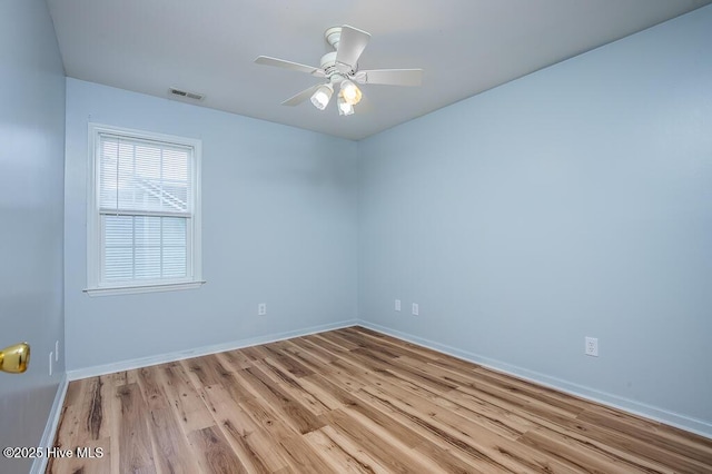 109 Hilda Dr, New Bern, NC 28562 - empty room with light wood-type flooring and ceiling fan