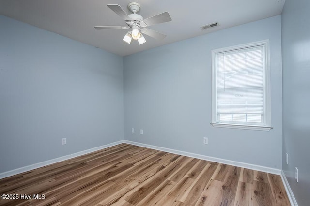 109 Hilda Dr, New Bern, NC 28562 - empty room featuring wood finished floors and ceiling fan