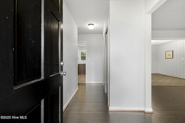 780 Leslie Campbell Ave, Lillington, NC 27546 - hallway with wood finished floors and baseboards