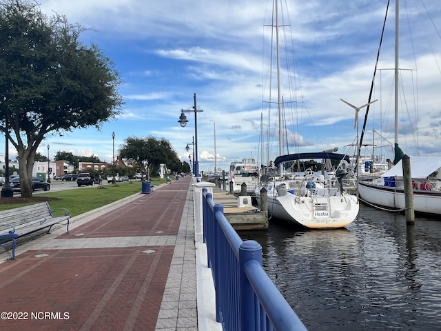 183 W Main St Unit 205, Washington, NC 27889 - dock area with a water view