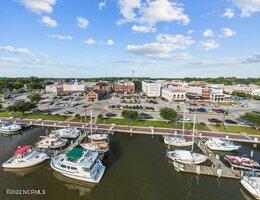 183 W Main St Unit 205, Washington, NC 27889 - aerial view of a large body of water and numerous boat docks