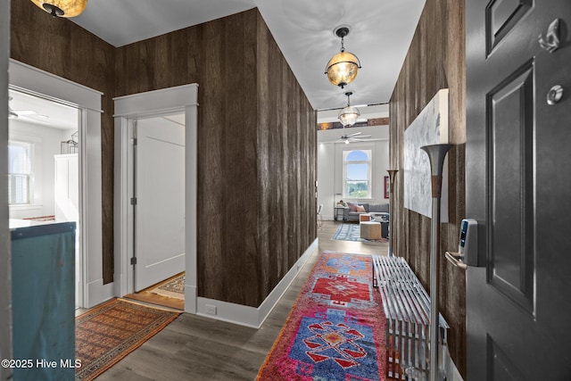 183 W Main St Unit 205, Washington, NC 27889 - hallway with wood finished floors