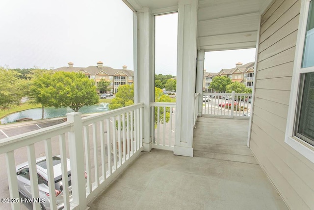395 S Crow Creek Dr NW Unit 1615, Calabash, NC 28467 - balcony with a water view and a residential view