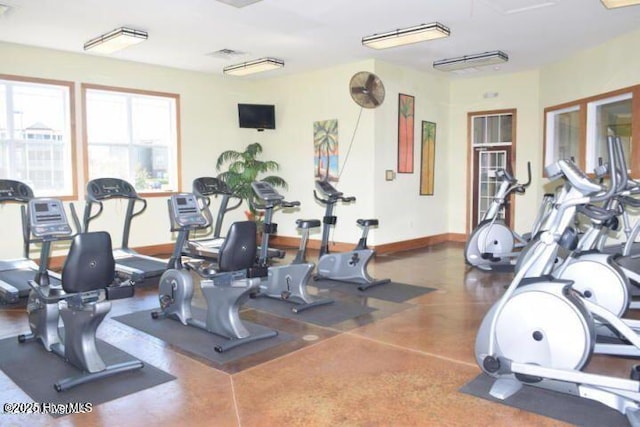 395 S Crow Creek Dr NW Unit 1615, Calabash, NC 28467 - workout area featuring baseboards