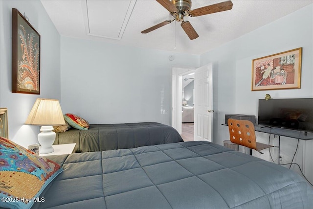 354 Sea Trail Dr E Unit 2, Sunset Beach, NC 28468 - bedroom with ceiling fan