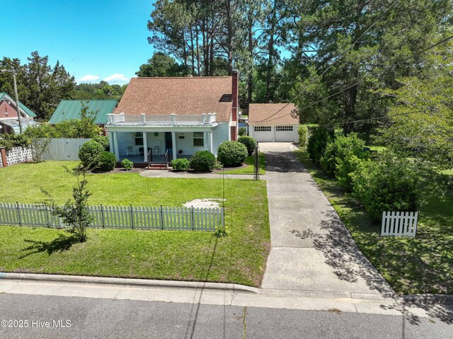 528 E 6th St, Washington, NC 27889 - view of fenced yard