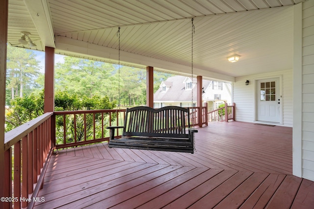 4967 E NC-24 Hwy, Beulaville, NC 28518 - view of wooden terrace
