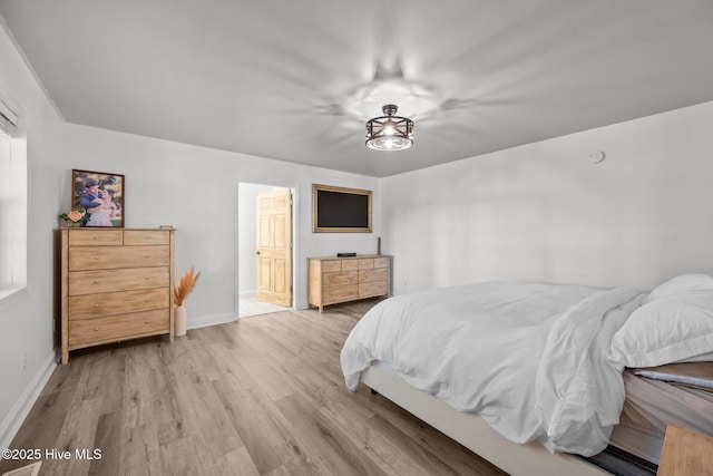 4967 E NC-24 Hwy, Beulaville, NC 28518 - bedroom with light wood-style flooring and baseboards