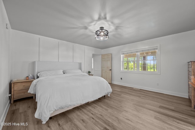 4967 E NC-24 Hwy, Beulaville, NC 28518 - bedroom featuring light wood-style floors and baseboards