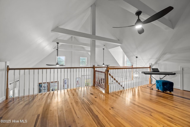 4967 E NC-24 Hwy, Beulaville, NC 28518 - bonus room with a ceiling fan and hardwood / wood-style floors