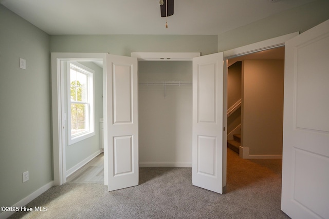332 Starfish Ln, Sneads Ferry, NC 28460 - unfurnished bedroom featuring carpet flooring and a closet
