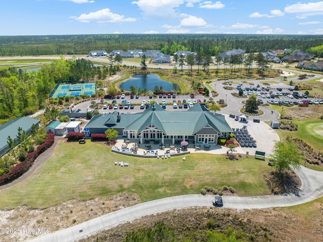 2968 Hatchers Run, Leland, NC 28451 - bird's eye view of a nearby body of water and a golf course