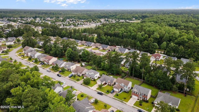 3106 John Willis Rd, New Bern, NC 28562 - aerial view of property's location featuring nearby suburban area and a heavily wooded area