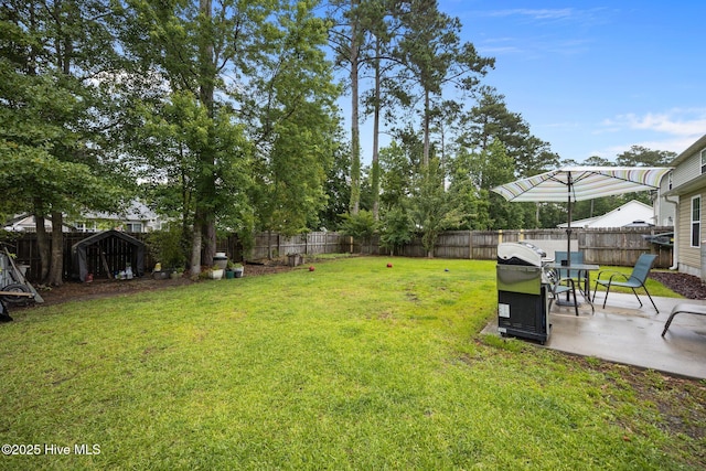 3106 John Willis Rd, New Bern, NC 28562 - view of yard featuring a patio