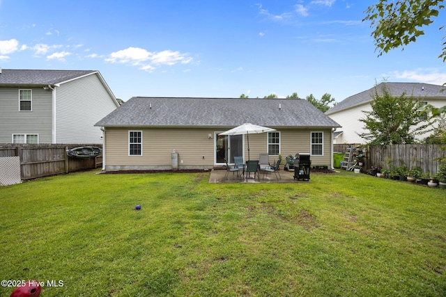 3106 John Willis Rd, New Bern, NC 28562 - rear view of property featuring a patio