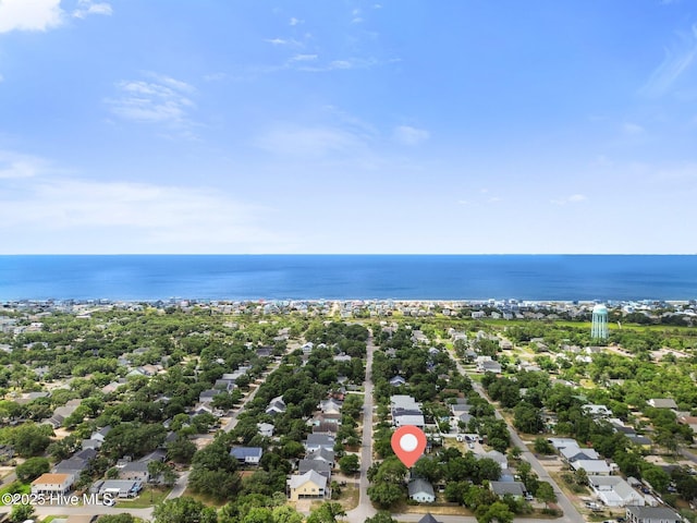 135 NE 34th St, Oak Island, NC 28465 - aerial perspective of suburban area with a large body of water