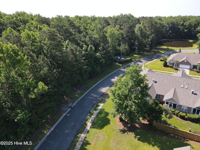 1335 Arbor Ridge Way, Leland, NC 28451 - aerial view of a heavily wooded area