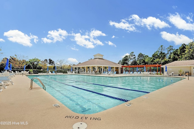 1335 Arbor Ridge Way, Leland, NC 28451 - community pool featuring a patio