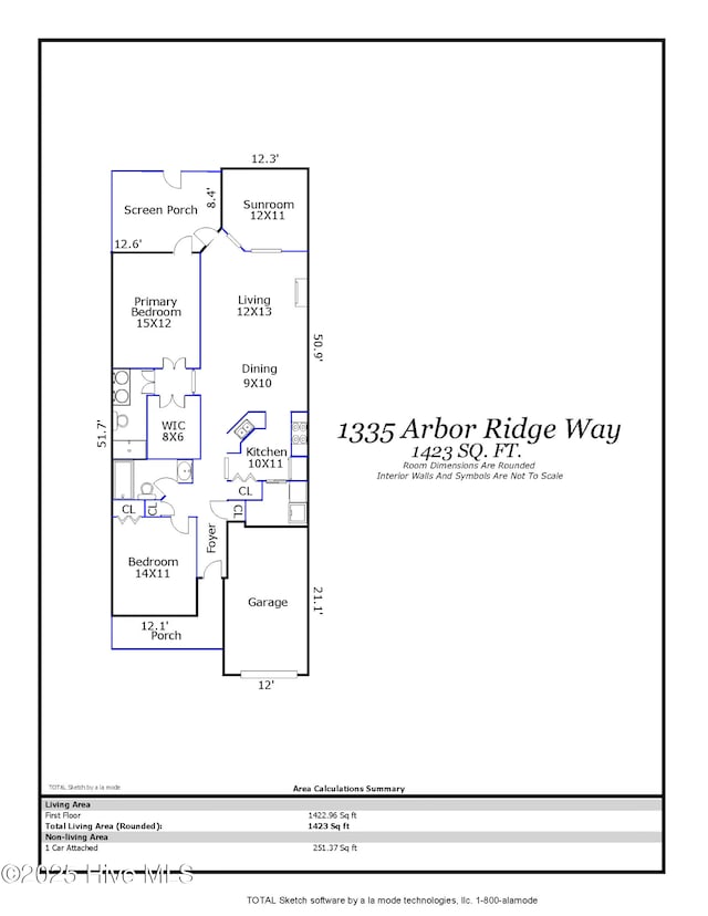 1335 Arbor Ridge Way, Leland, NC 28451 - home floor plan