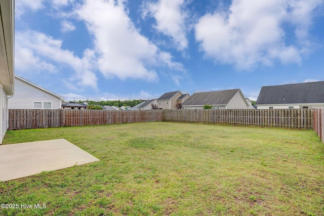 2161 Blue Bonnet Cir, Castle Hayne, NC 28429 - view of yard with a patio area