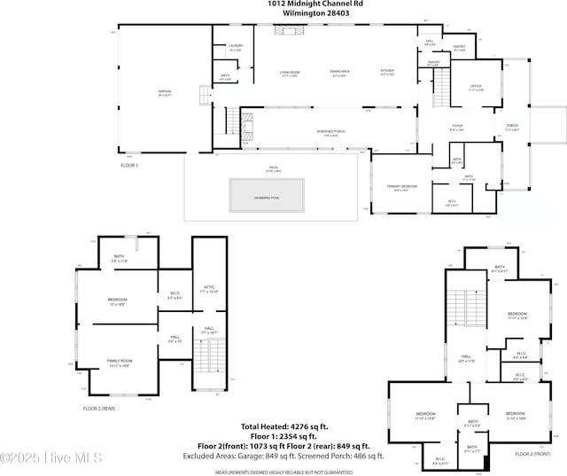 1012 Midnight Channel Rd, Wilmington, NC 28403 - floor plan / room layout