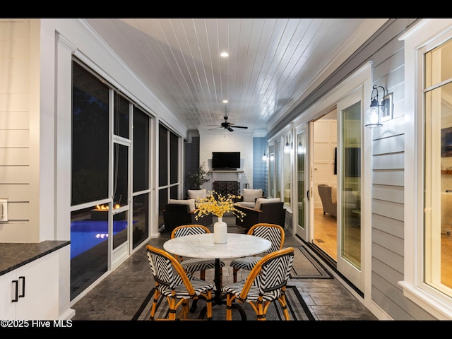 1012 Midnight Channel Rd, Wilmington, NC 28403 - view of sunroom / solarium
