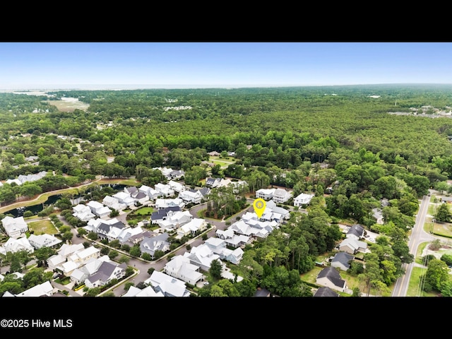 1012 Midnight Channel Rd, Wilmington, NC 28403 - aerial view of residential area with a forest