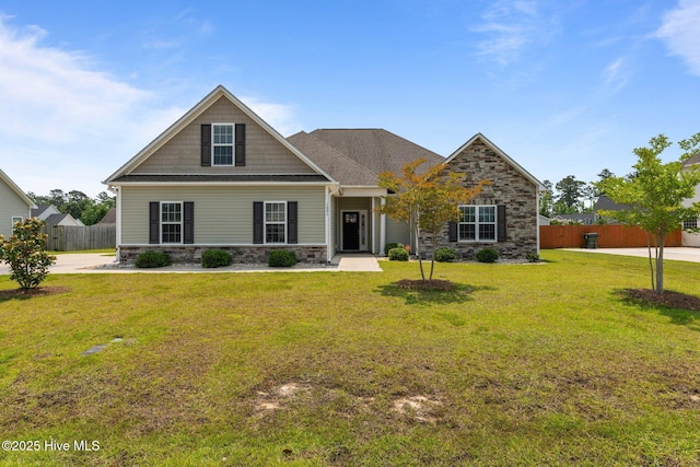 1006 Kingfish Way, New Bern, NC 28562 - craftsman-style house featuring stone siding