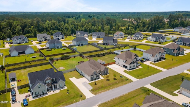 1006 Kingfish Way, New Bern, NC 28562 - aerial perspective of suburban area with a forest