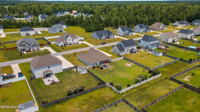 1006 Kingfish Way, New Bern, NC 28562 - aerial view of residential area with a forest
