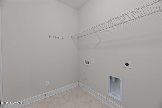 1006 Kingfish Way, New Bern, NC 28562 - washroom featuring hookup for a washing machine, electric dryer hookup, and baseboards