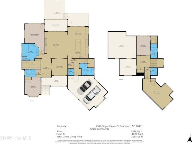 2570 Sugar Maple Ct, Southport, NC 28461 - view of room layout