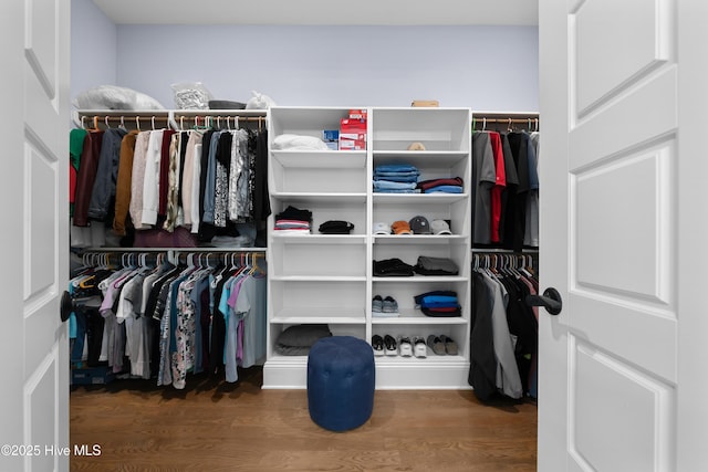 2570 Sugar Maple Ct, Southport, NC 28461 - walk in closet featuring wood finished floors