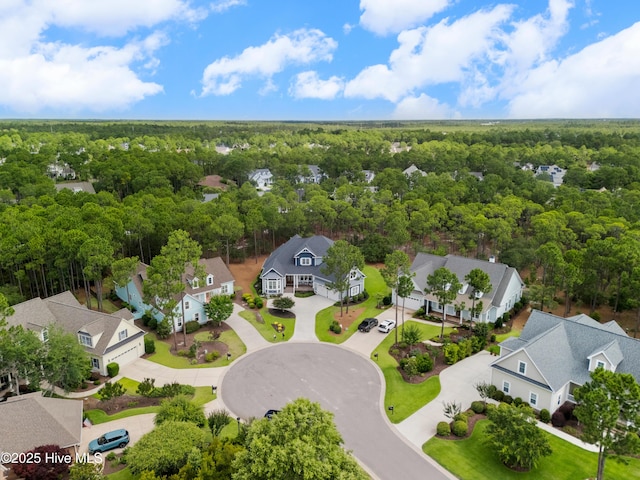 2570 Sugar Maple Ct, Southport, NC 28461 - aerial view of residential area featuring a forest