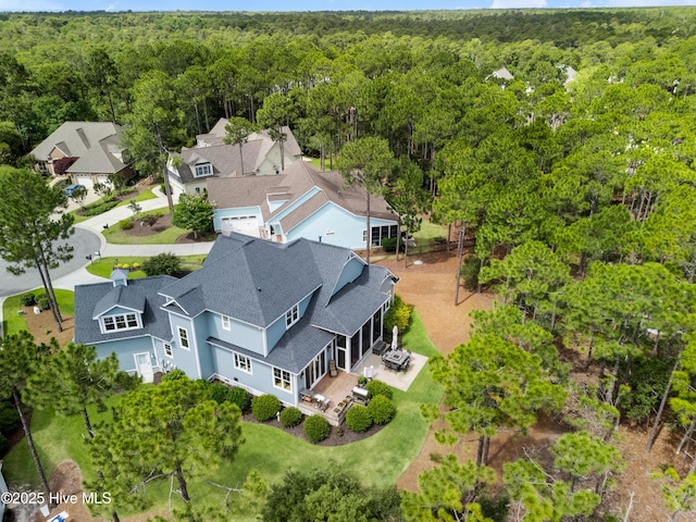 2570 Sugar Maple Ct, Southport, NC 28461 - view from above of property with a forest